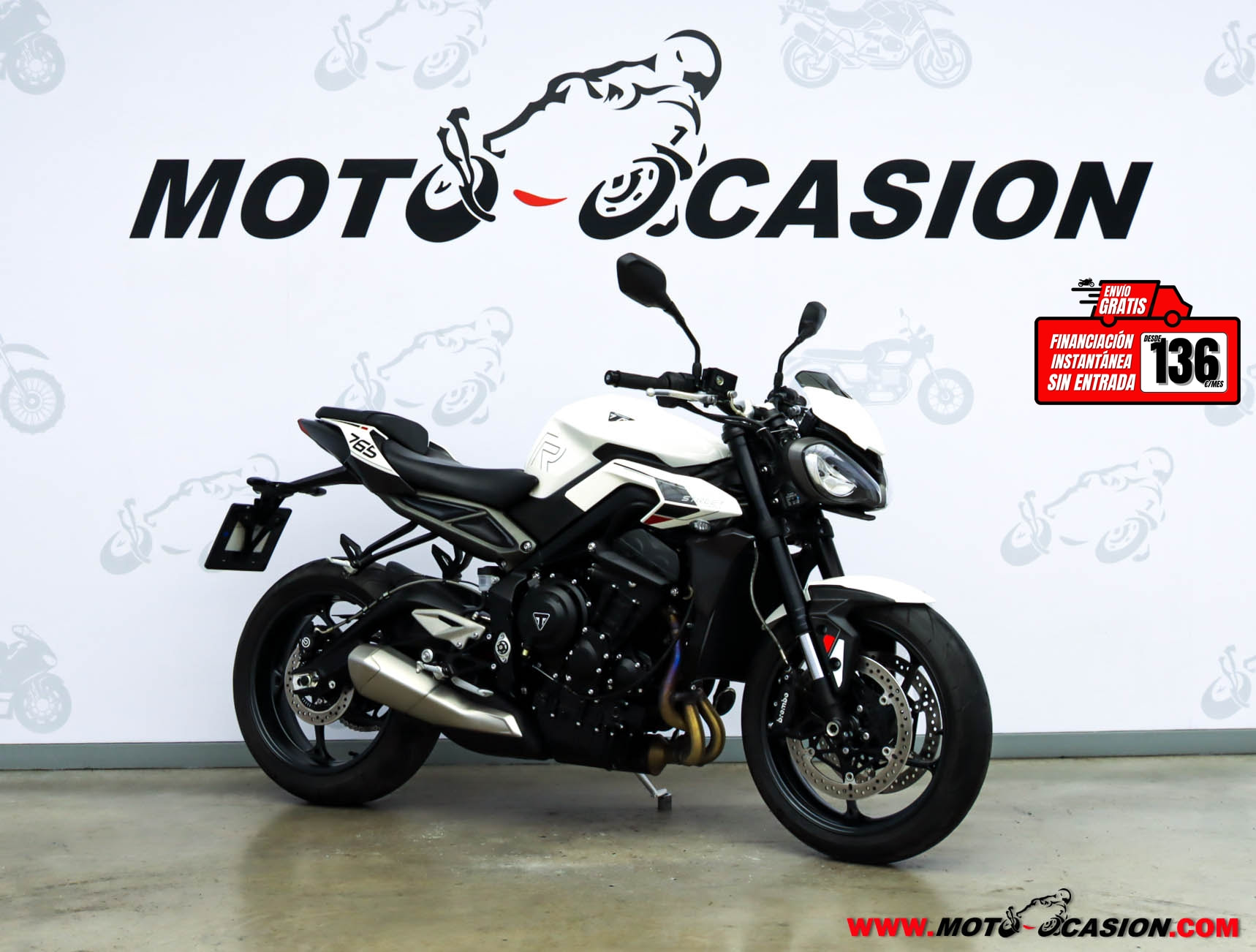 TRIUMPH STREET TRIPLE 765 R -GARANTÍA OFICIAL- (copia)