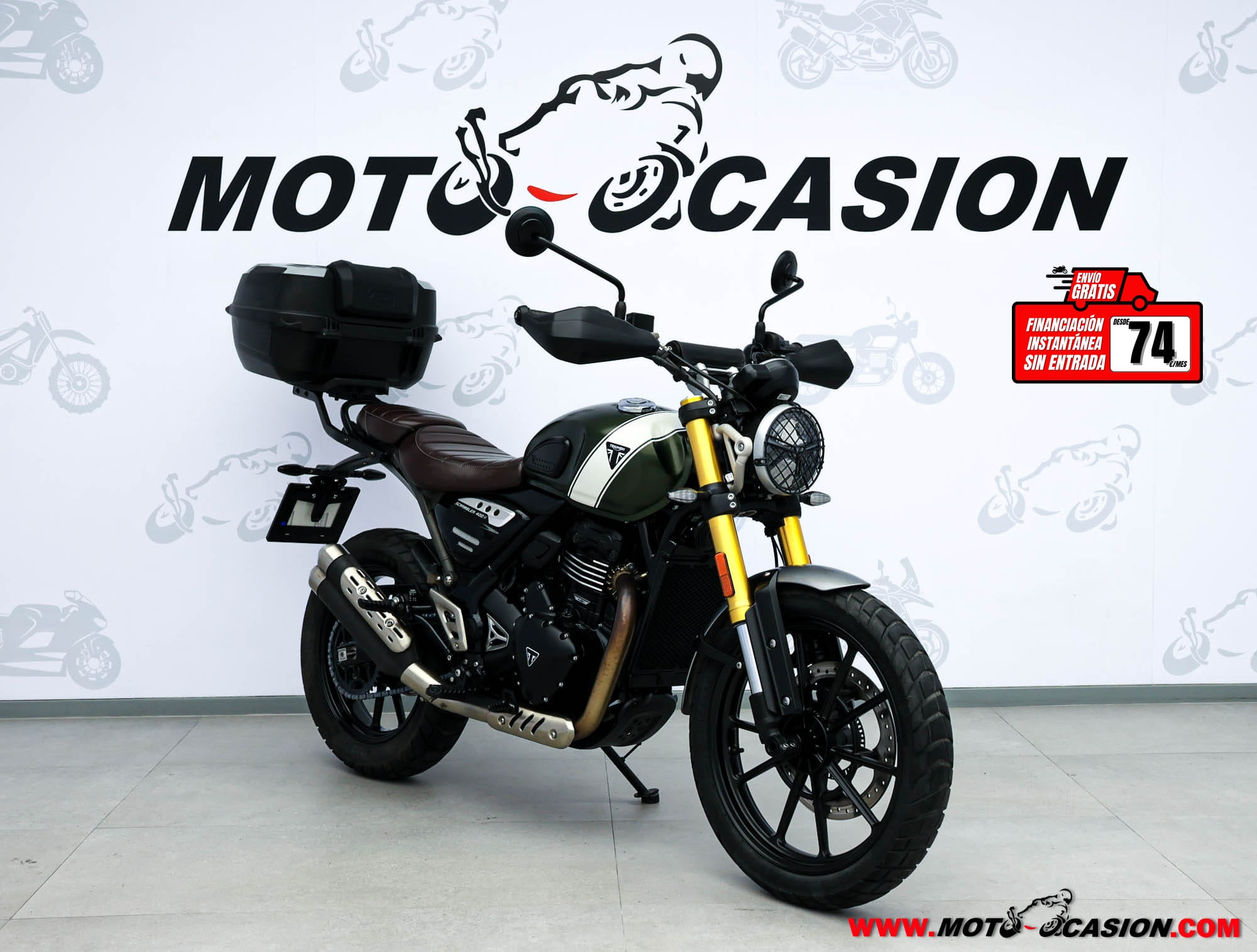 TRIUMPH SCRAMBLER 400 X -APTA A2- GARANTÍA OFICIAL