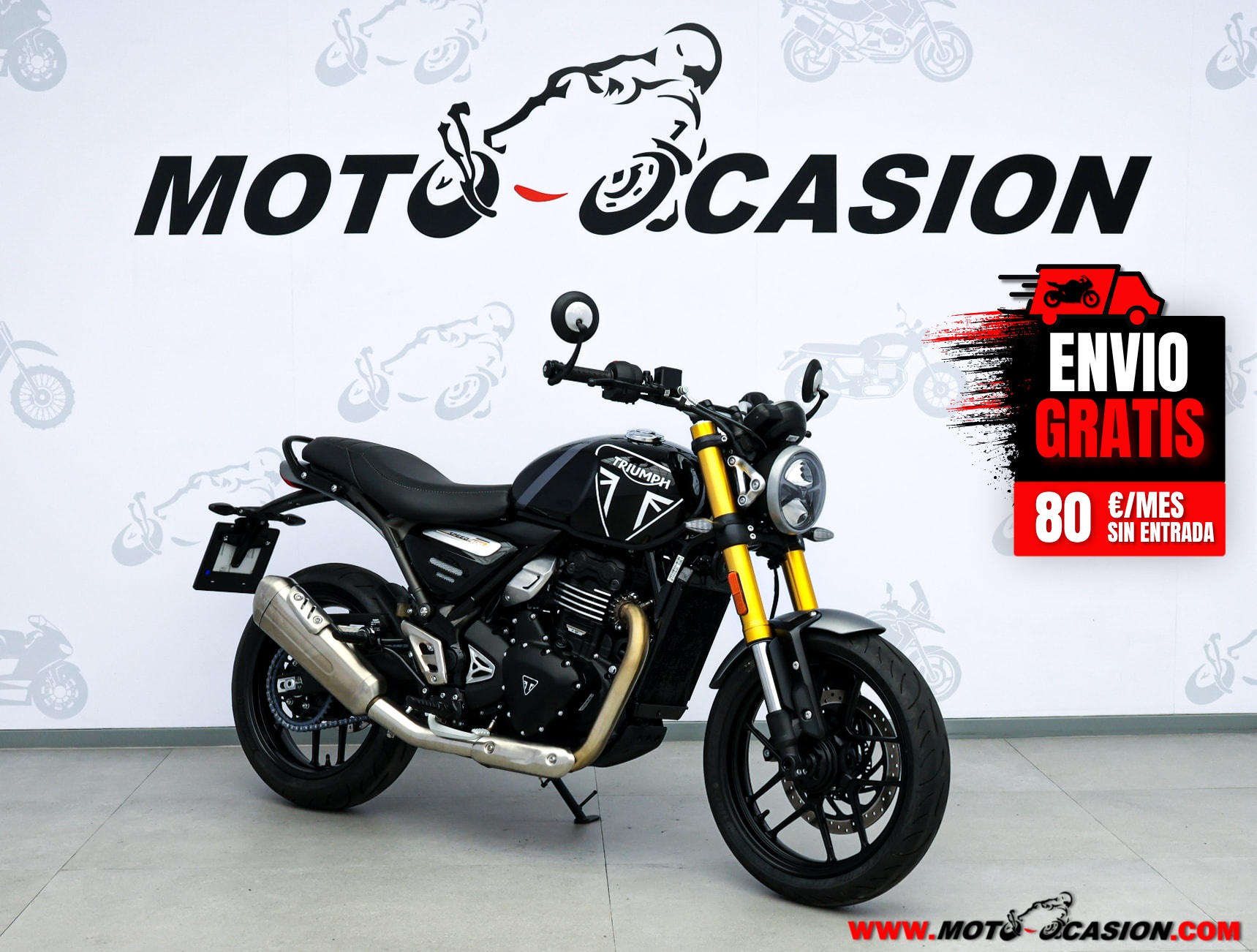 TRIUMPH SPEED 400 -APTA A2- GARANTÍA OFICIAL