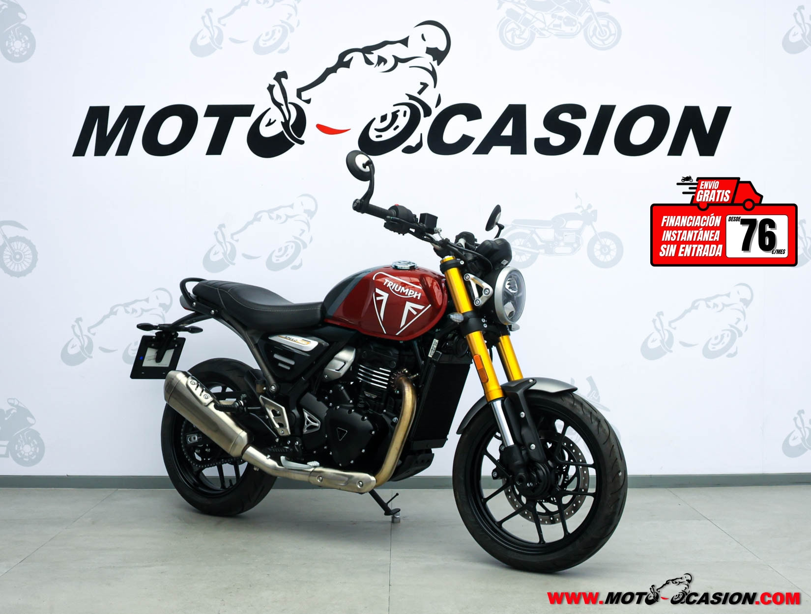 TRIUMPH SPEED 400 -APTA A2- GARANTÍA OFICIAL (copia)