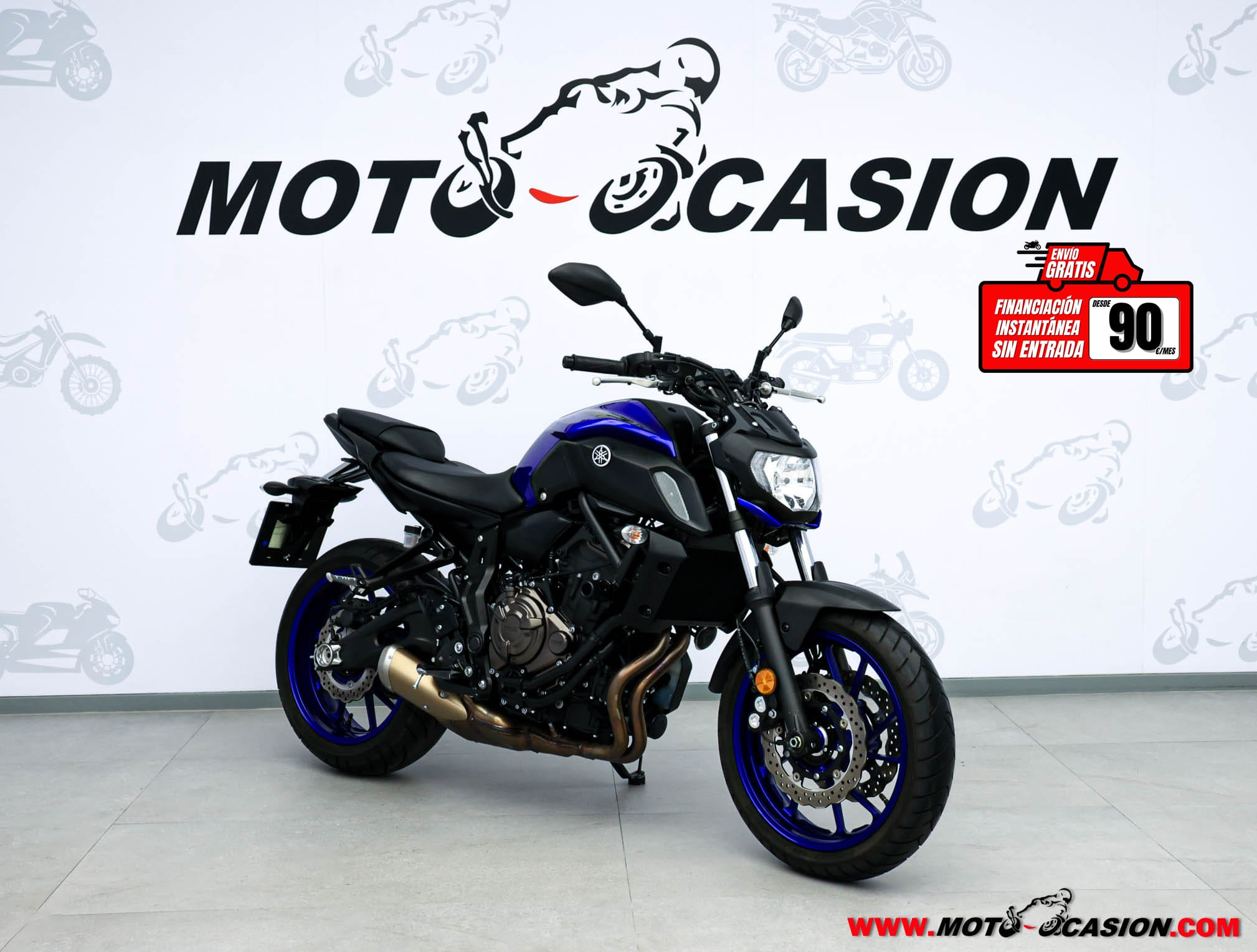 YAMAHA MT-07 -A2- GARANTÍA OFICIAL (copia)