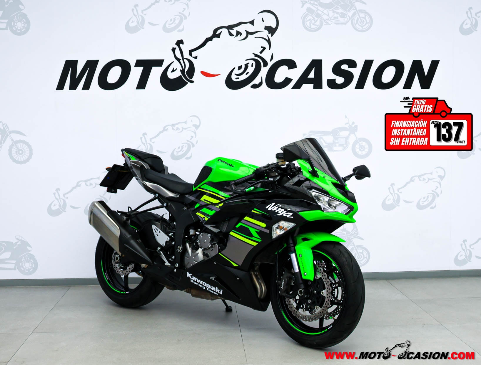 KAWASAKI NINJA ZX-6R -GARANTÍA OFICIAL- (copia)