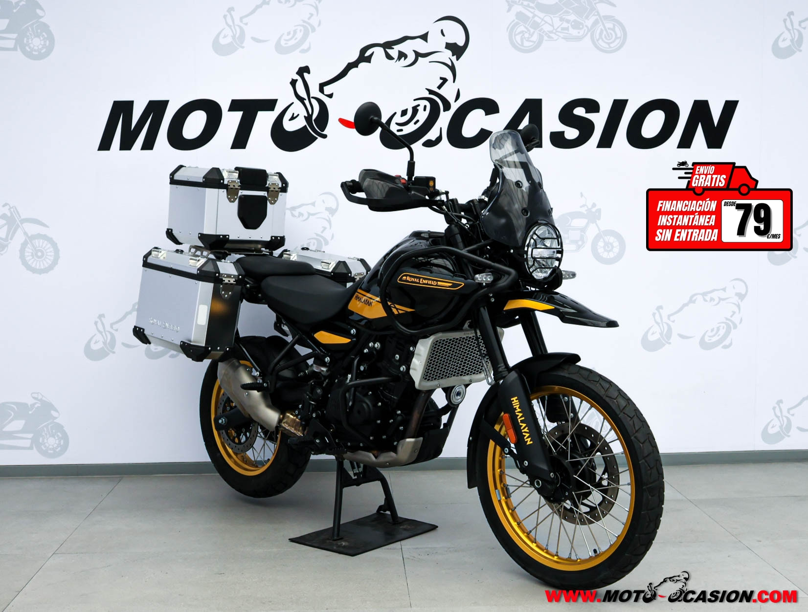 ROYAL ENFIELD HIMALAYAN 450 -APTA A2- GARANTÍA OFICIAL (copia)
