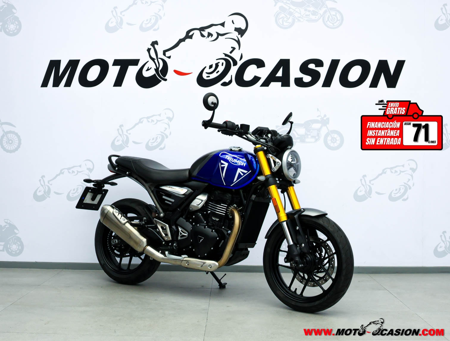TRIUMPH SPEED 400 -APTA A2- GARANTÍA OFICIAL (copia)