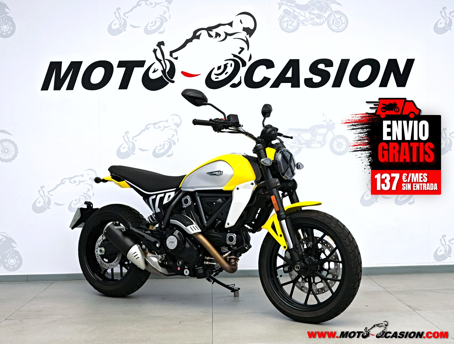 DUCATI SCRAMBLER ICON -A2- GARANTÍA OFICIAL