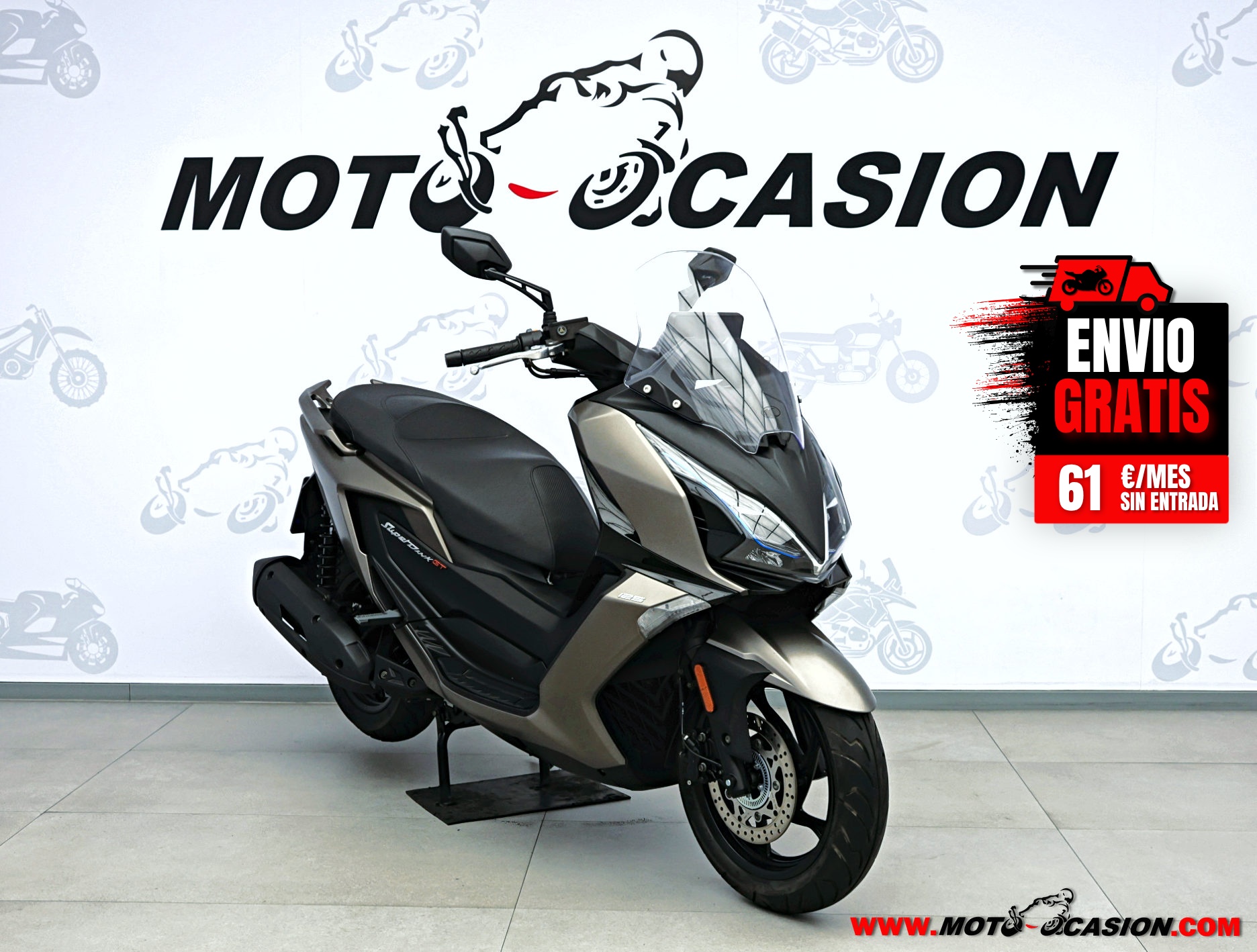 KYMCO SUPER DINK GT 125 -APTA B Y A1- GARANTÍA OFICIAL