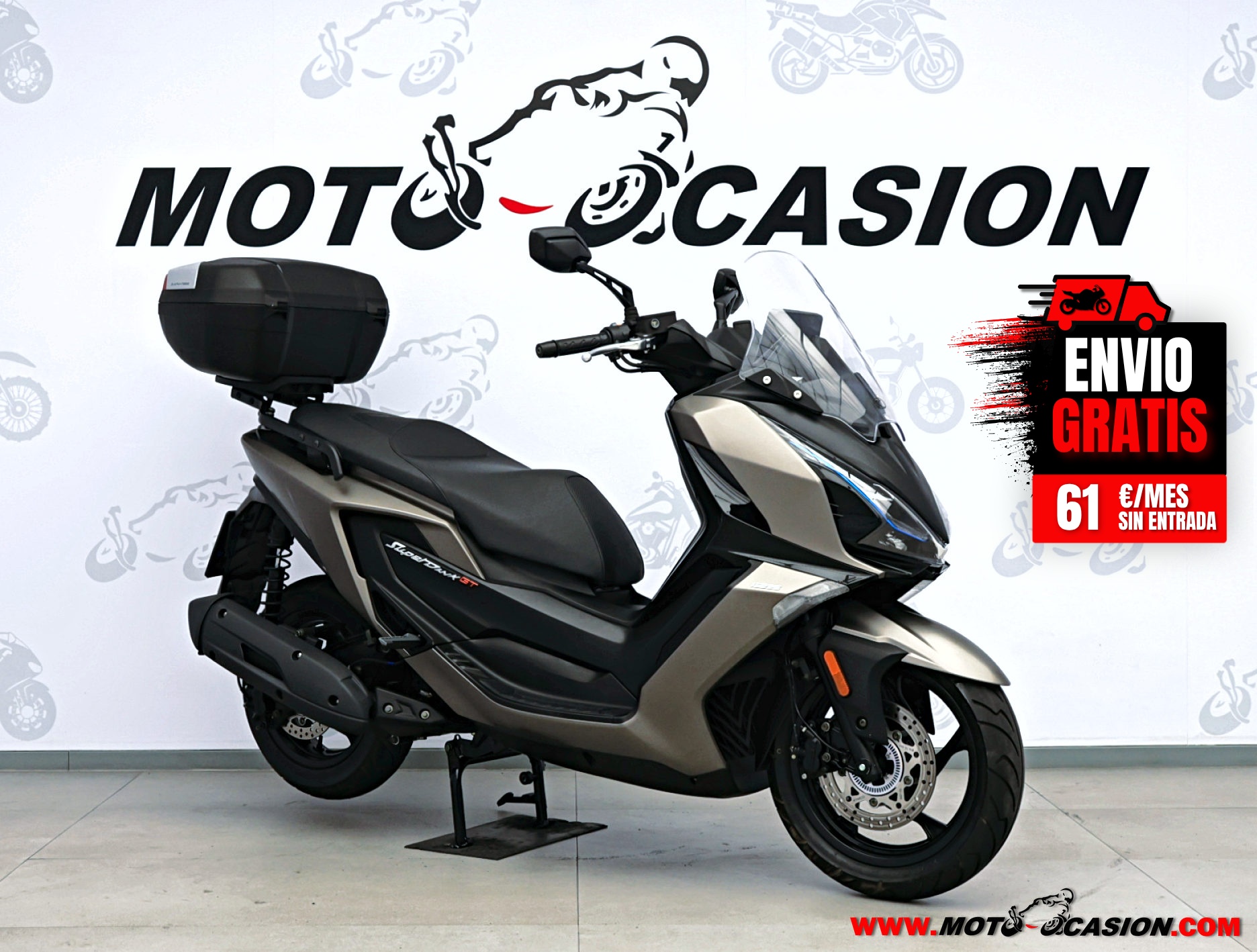 KYMCO SUPER DINK GT 125 -APTA B Y A1- GARANTÍA OFICIAL