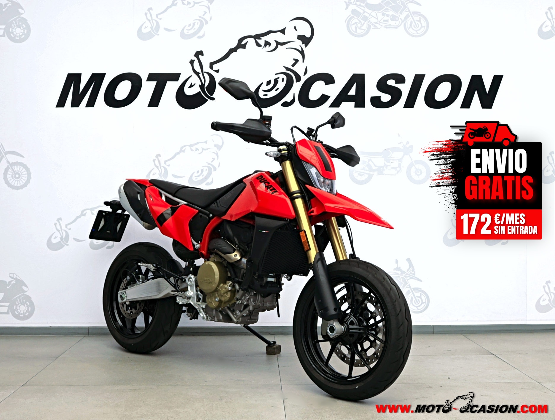 DUCATI HYPERMOTARD 698 MONO ¿A2? GARANTÍA OFICIAL