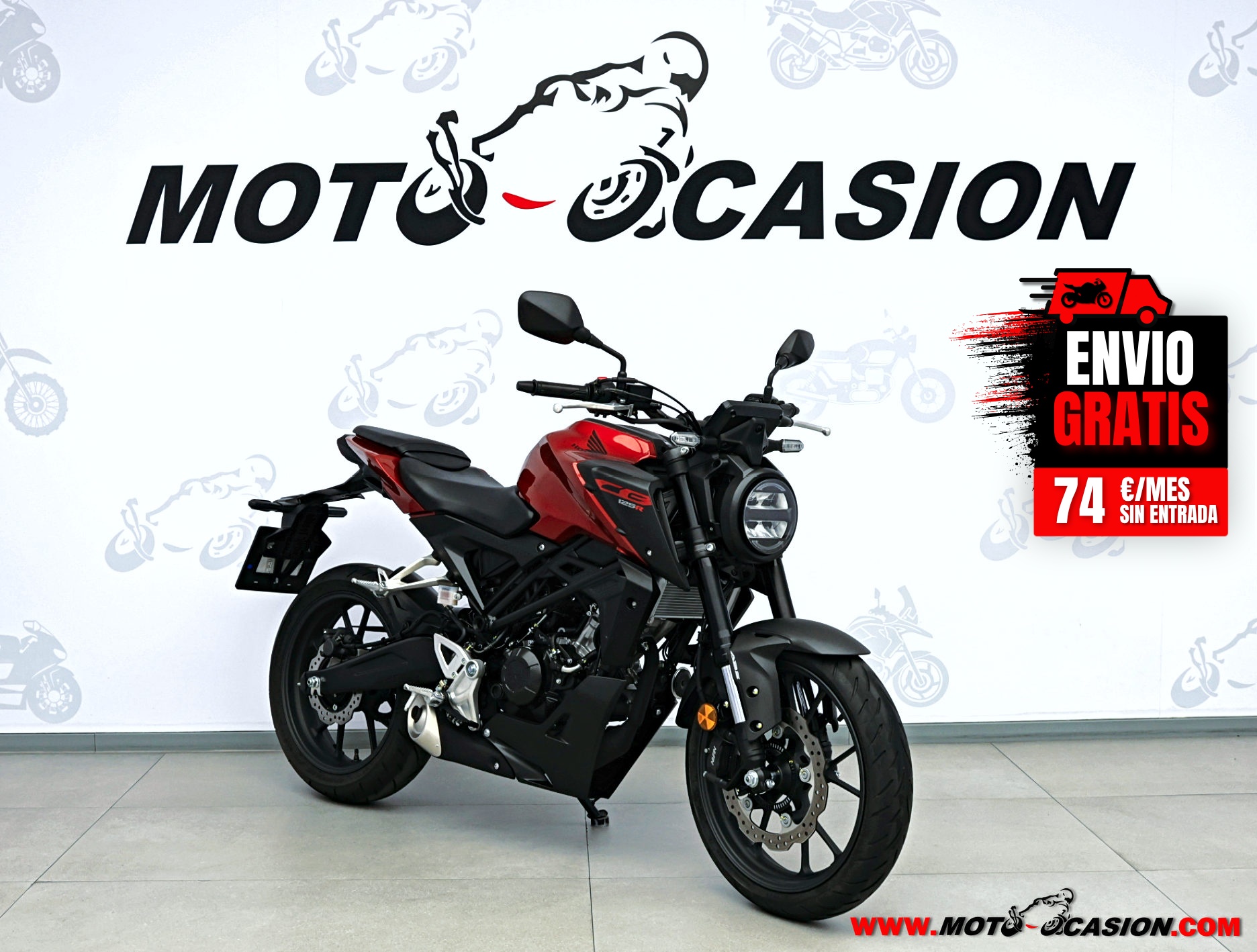 HONDA CB 125 R -APTA B Y A1- GARANTÍA OFICIAL