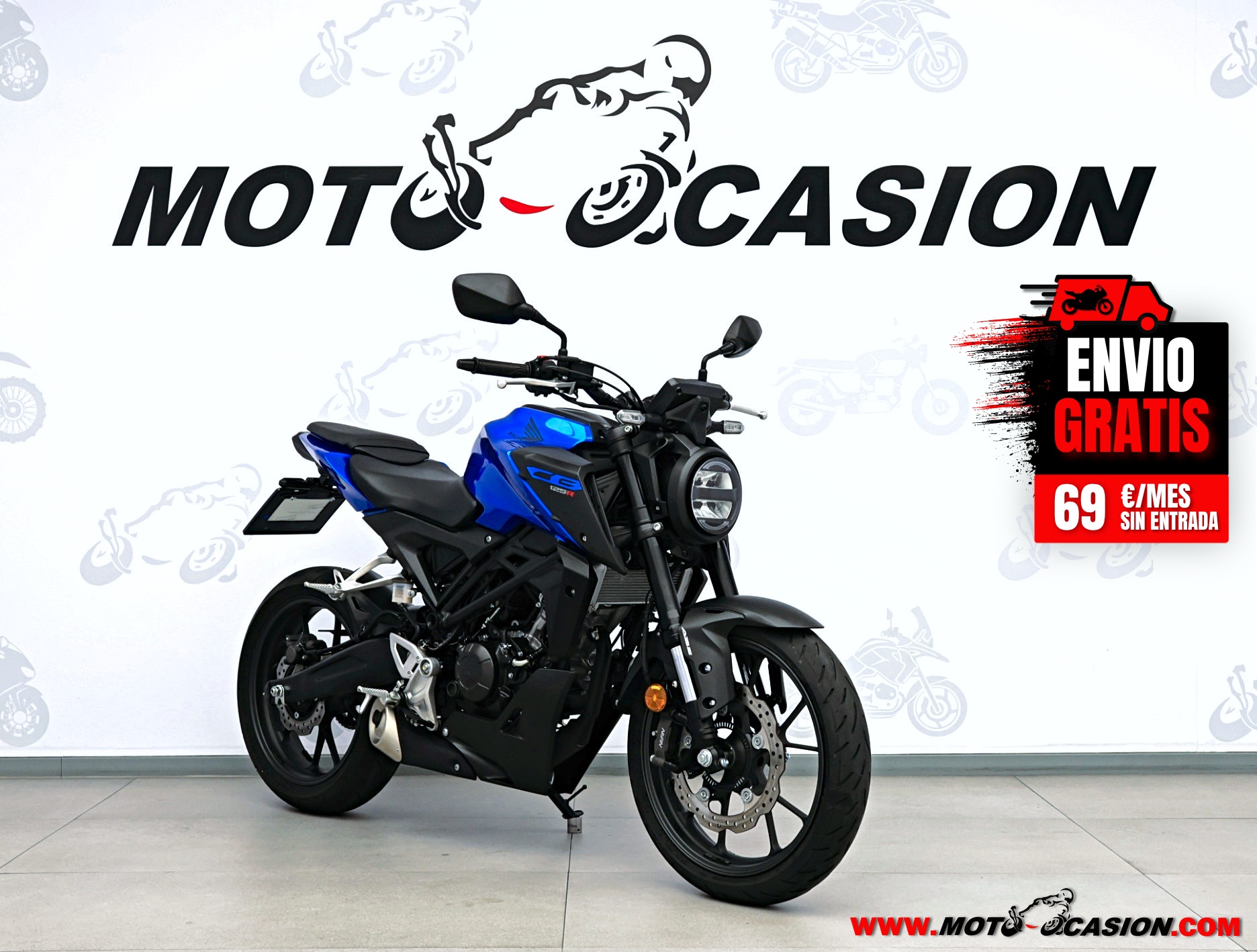 HONDA CB 125 R -APTA B Y A1- GARANTÍA OFICIAL