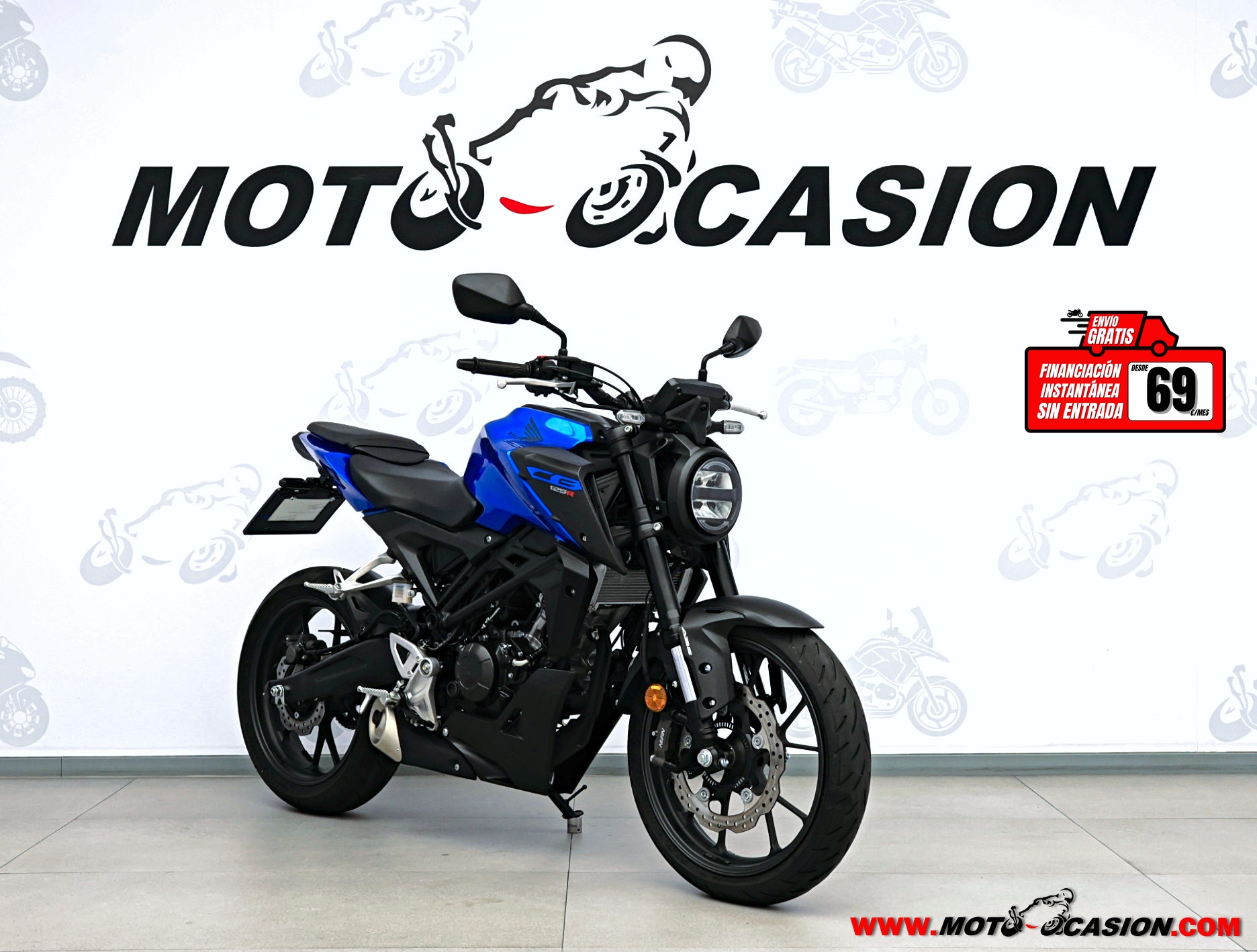 HONDA CB 125 R -APTA B Y A1- GARANTÍA OFICIAL (copia)
