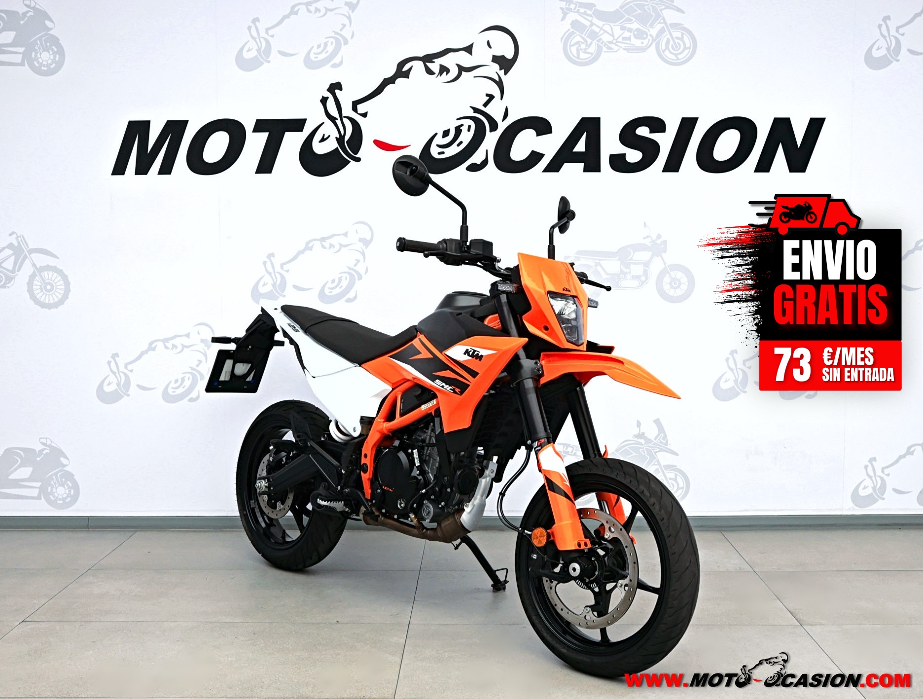 KTM 125 SMC-R -APTA B Y A1- GARANTÍA OFICIAL