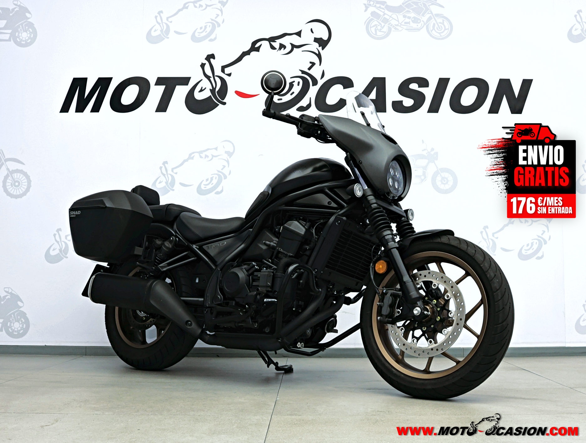 HONDA CMX 1100 REBEL ¿A2? GARANTÍA OFICIAL (copia)