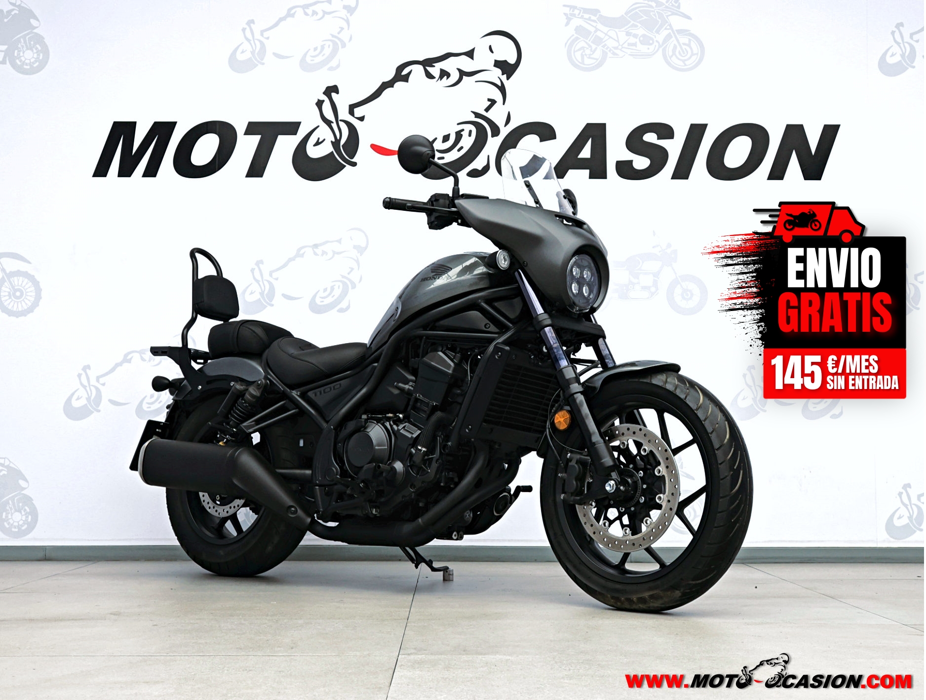 HONDA CMX 1100 REBEL ¿A2? GARANTÍA OFICIAL (copia)