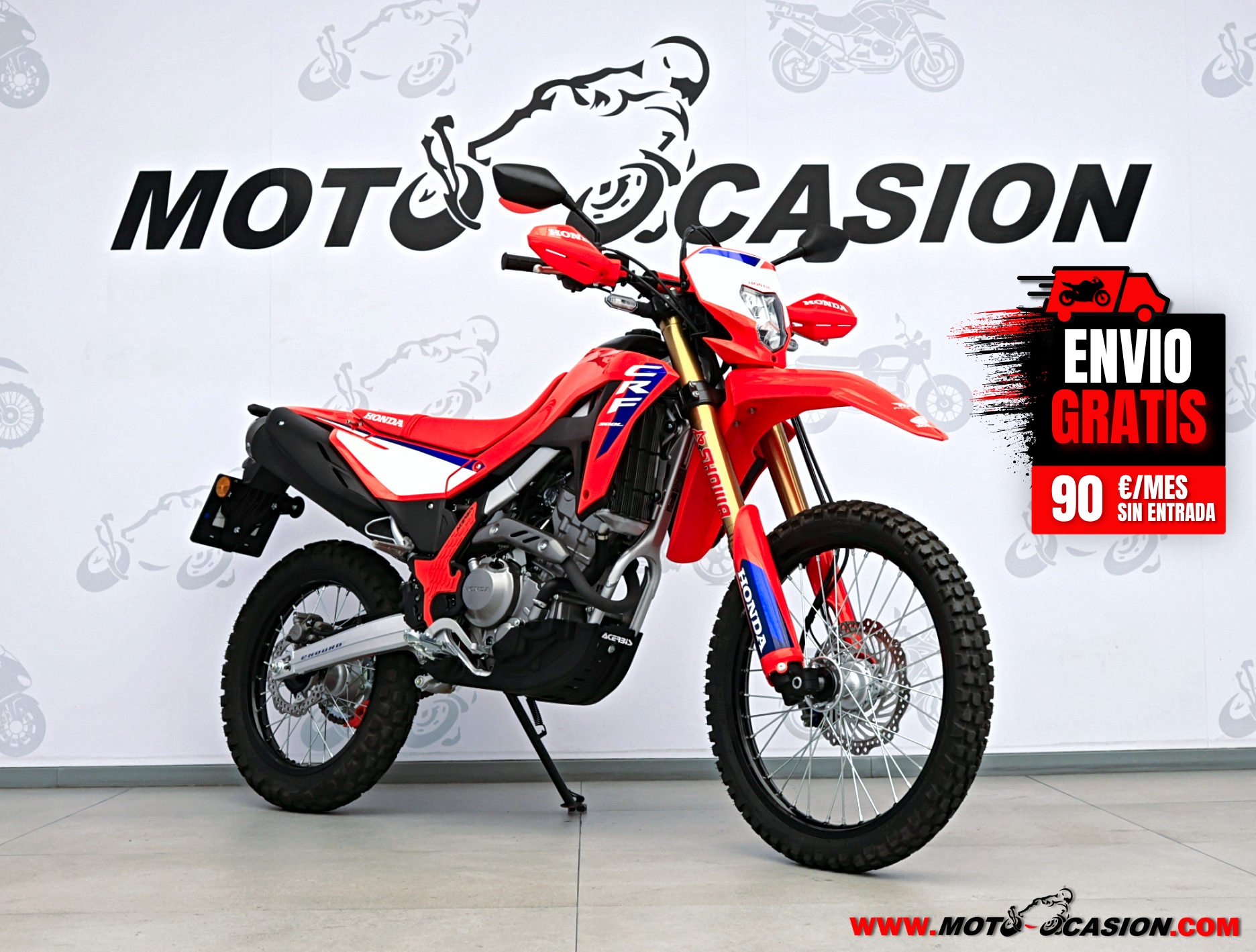HONDA CRF 300 L RALLY -APTA A2- GARANTÍA OFICIAL (copia)