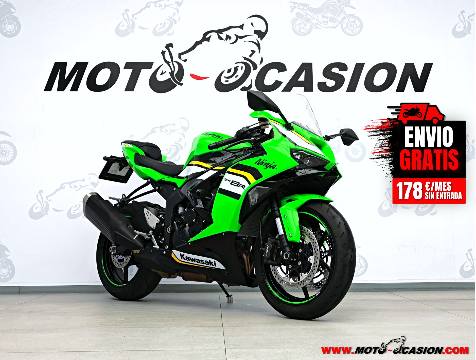 KAWASAKI NINJA ZX-6R -GARANTÍA OFICIAL-
