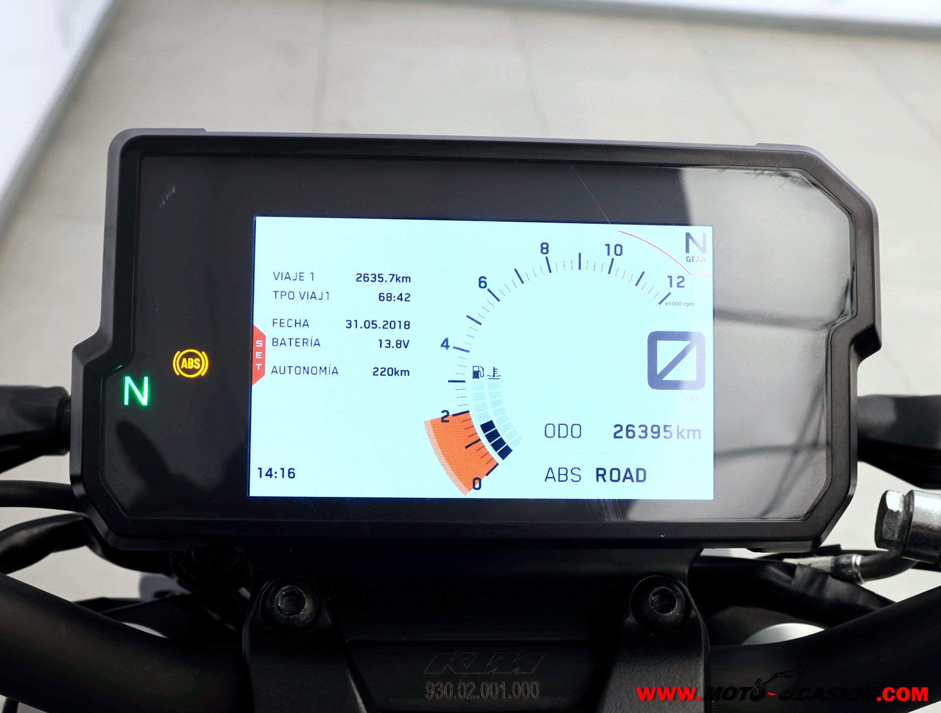 KTM 125 DUKE -APTA B Y A1-