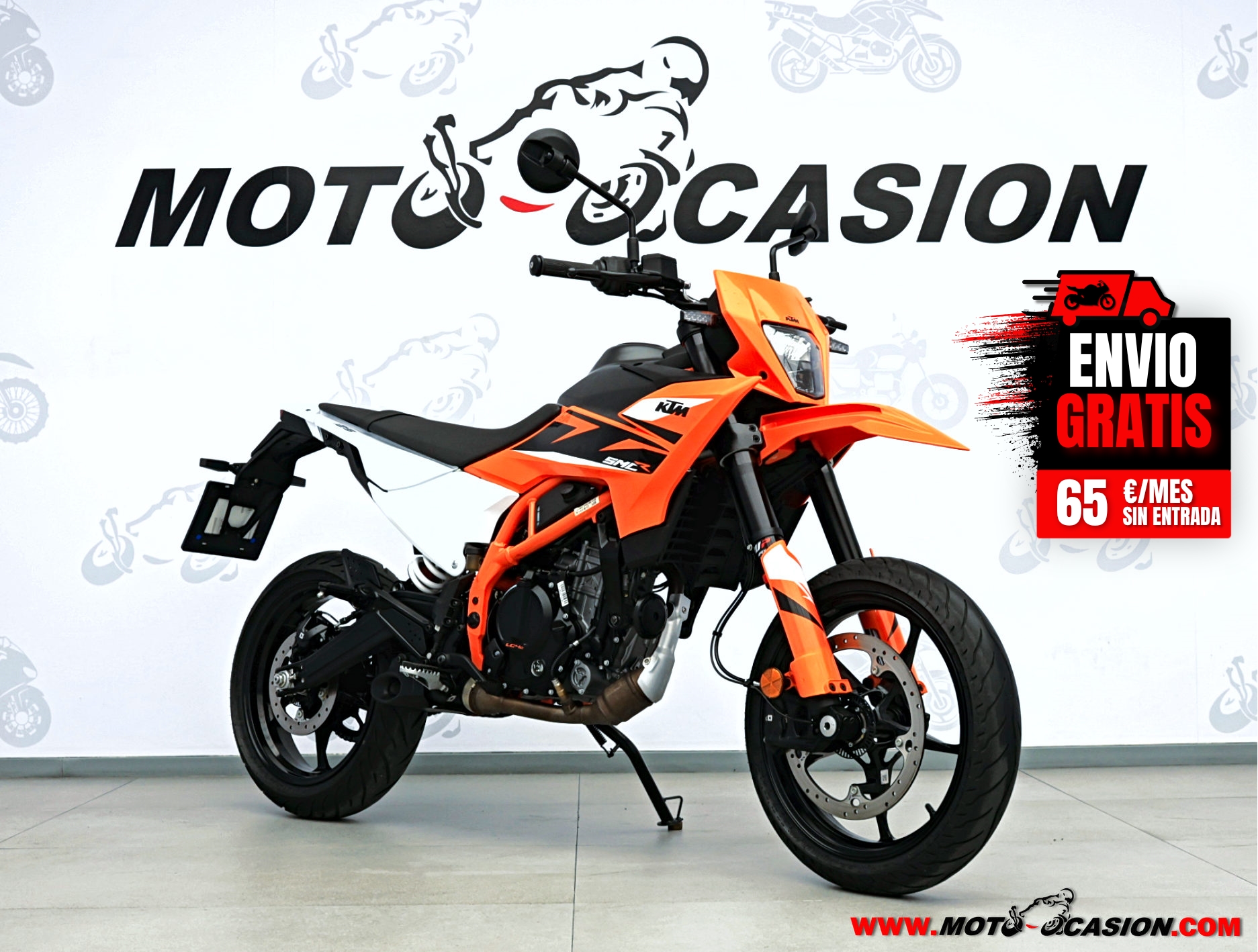 KTM 125 SMC-R -APTA B Y A1- GARANTÍA OFICIAL