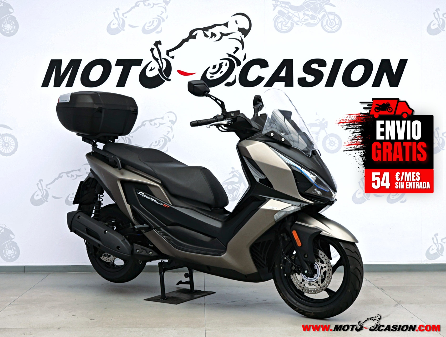 KYMCO SUPER DINK GT 125 -APTA B Y A1- GARANTÍA OFICIAL