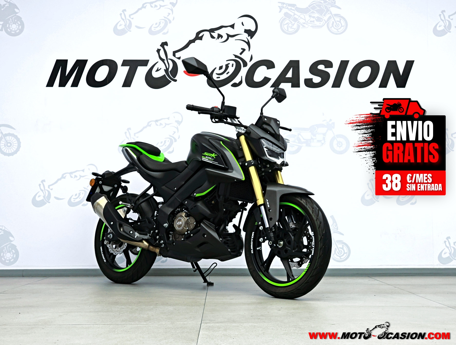 QJ MOTOR SRK 125 S -APTA B Y A1- GARANTÍA OFICIAL