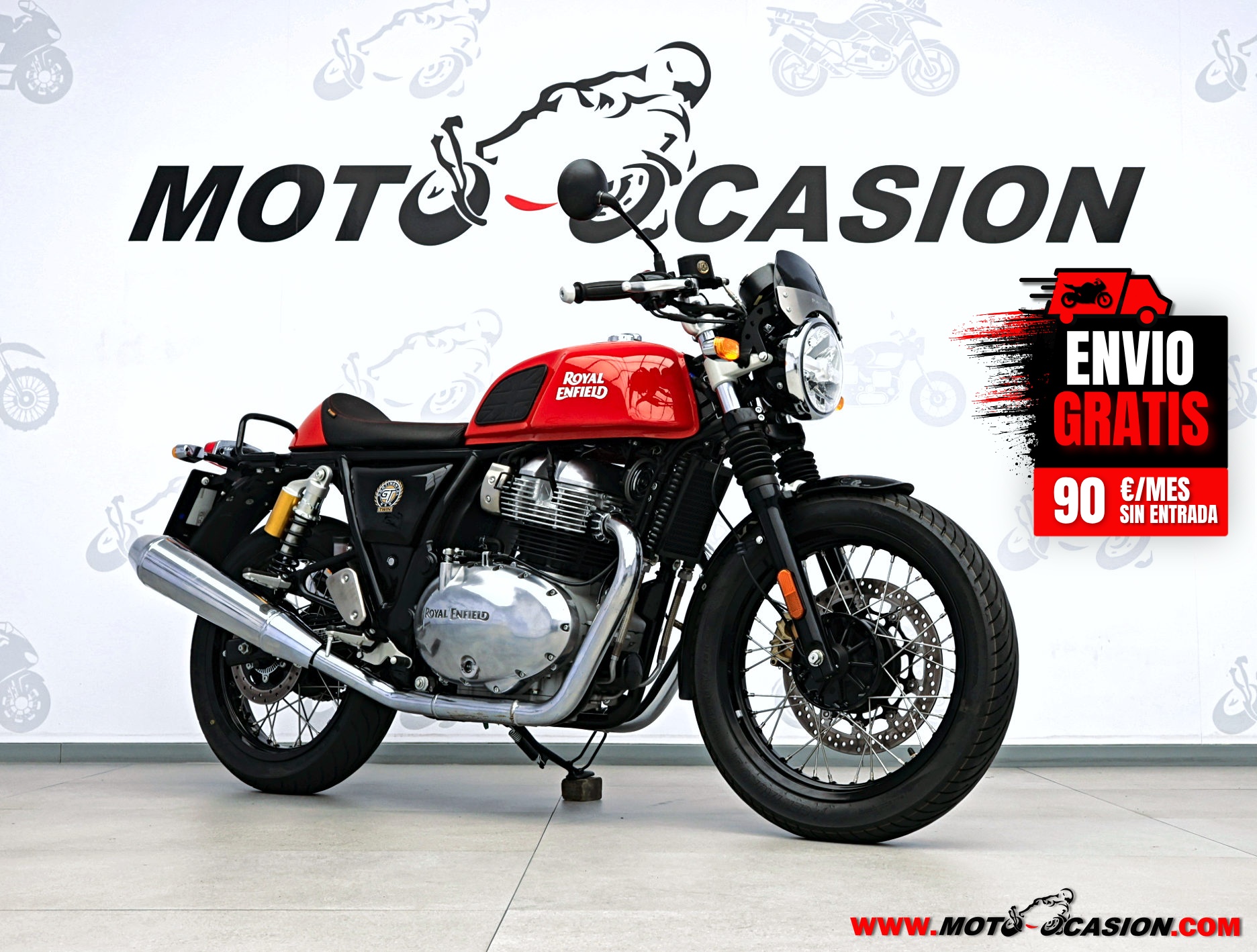 ROYAL ENFIELD CONTINENTAL GT 650 -APTA A2- GARANTÍA OFICIAL