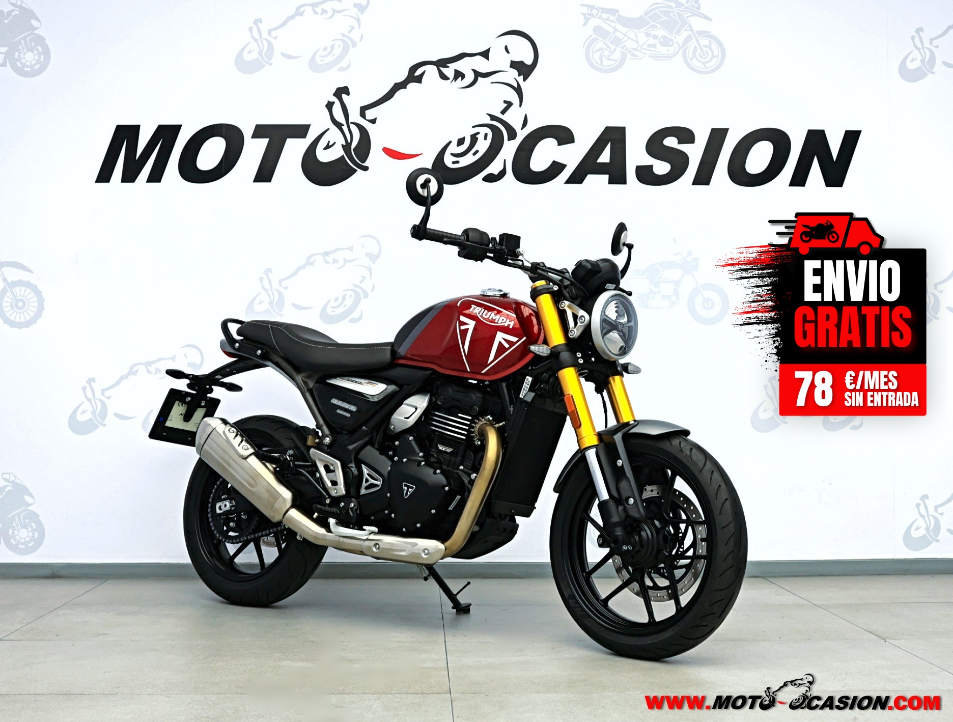 TRIUMPH SPEED 400 -APTA A2- GARANTÍA OFICIAL