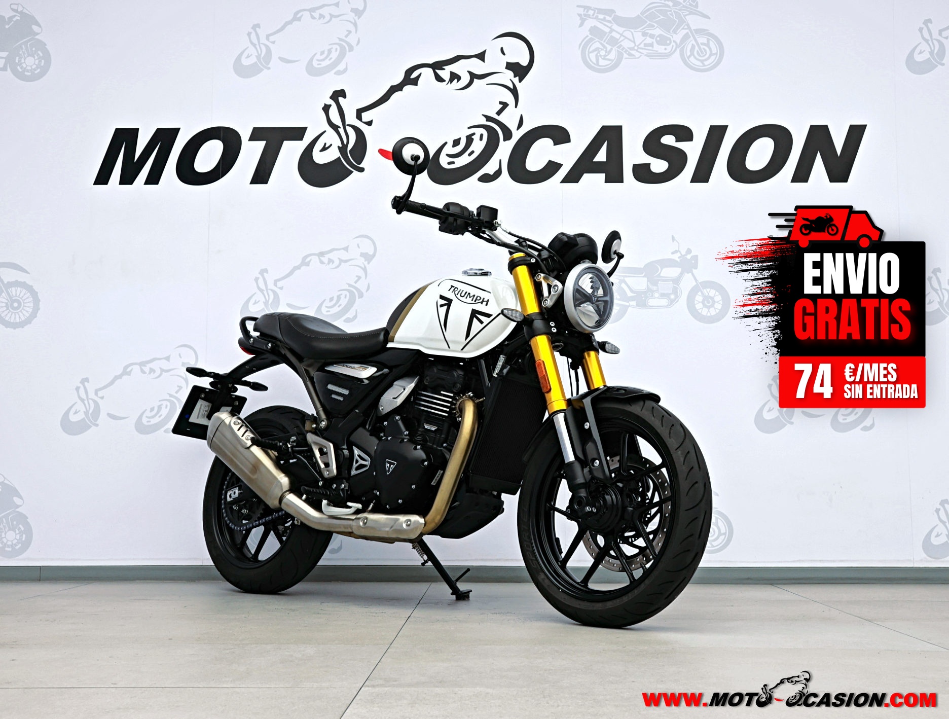 TRIUMPH SPEED 400 -APTA A2- GARANTÍA OFICIAL (copia)