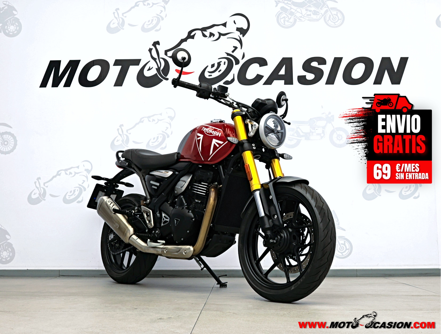 TRIUMPH SPEED 400 -APTA A2- GARANTÍA OFICIAL (copia)