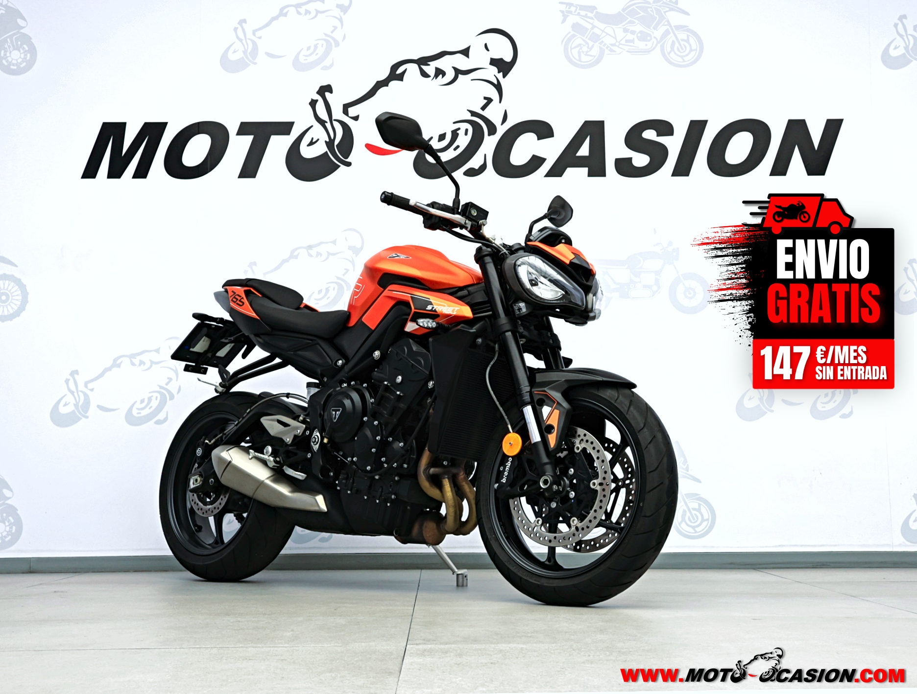 TRIUMPH STREET TRIPLE 765 R -GARANTÍA OFICIAL-