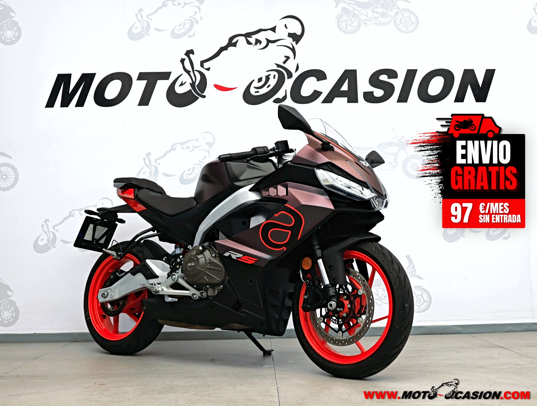 APRILIA RS 457 -APTA A2- GARANTÍA OFICIAL