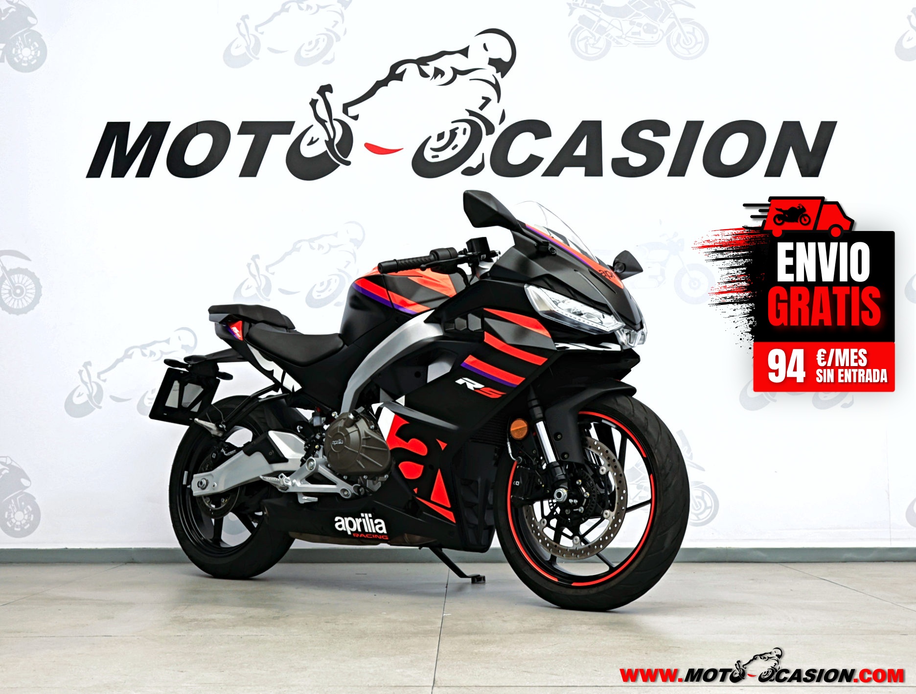 APRILIA RS 457 -APTA A2- GARANTÍA OFICIAL