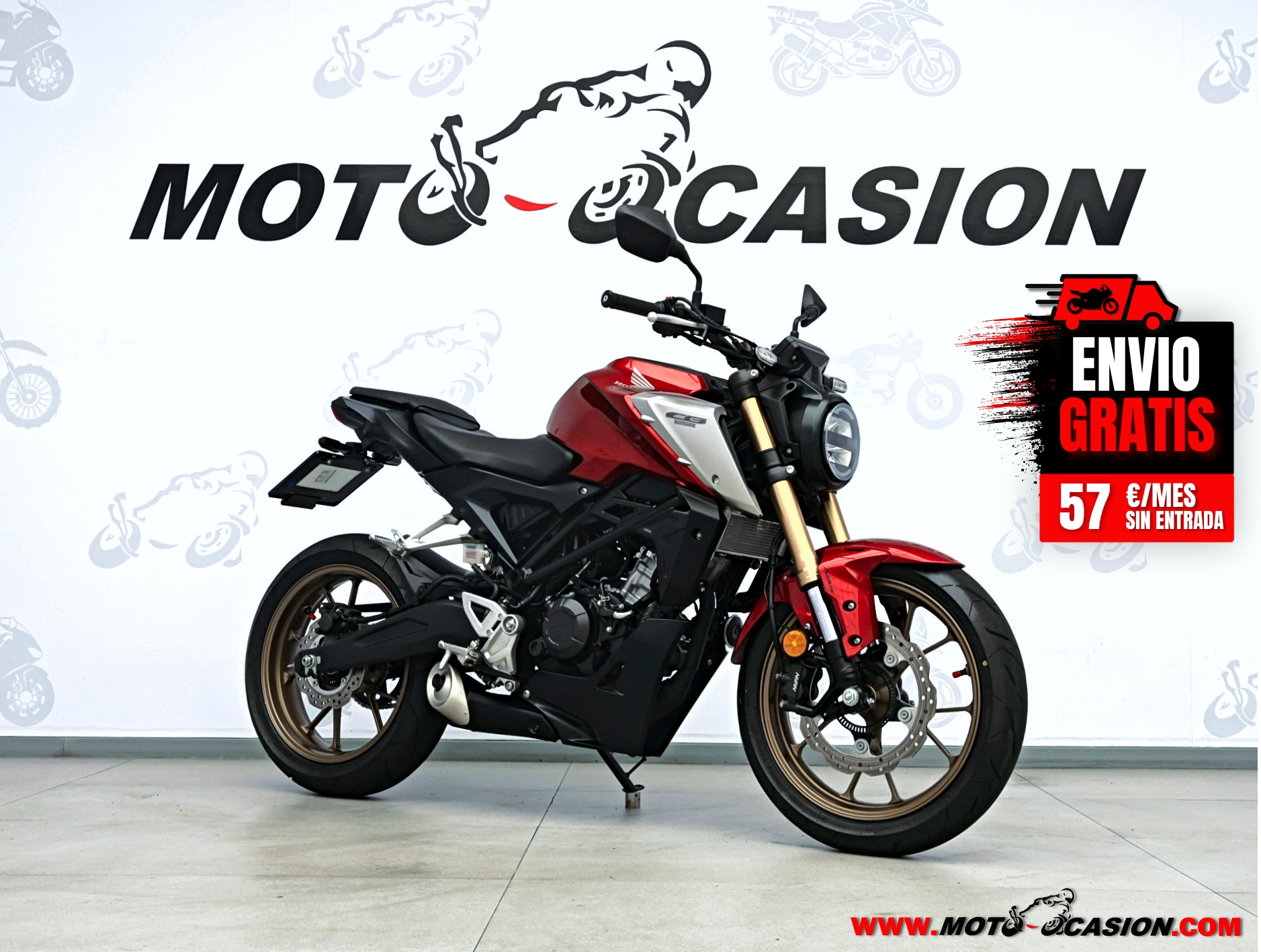 HONDA CB 125 R -APTA B Y A1- GARANTÍA OFICIAL (copia)
