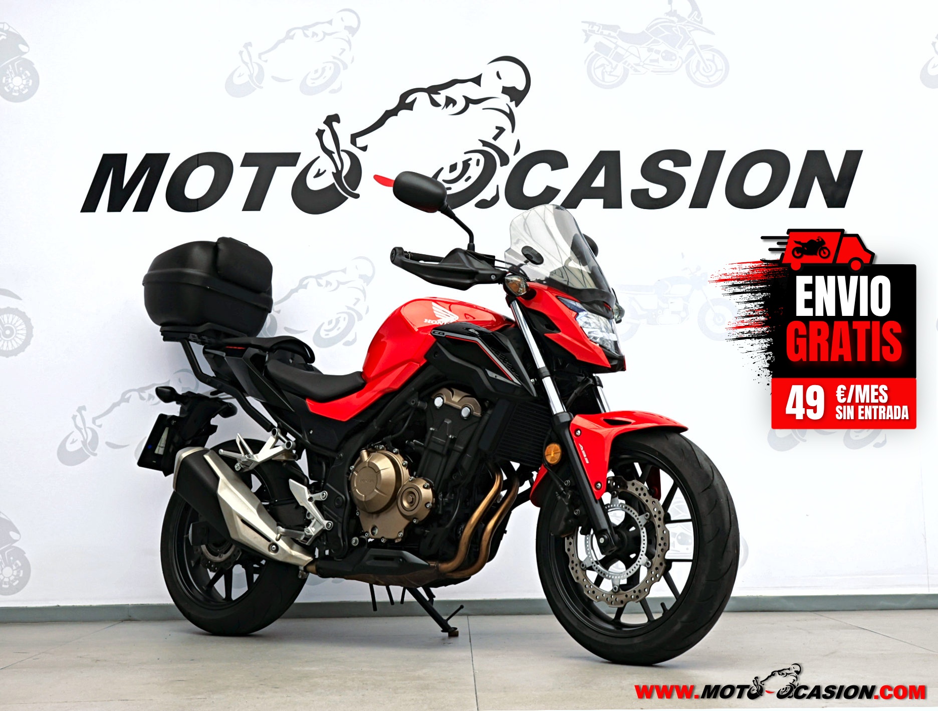 HONDA CB 500 HORNET -APTA A2- GARANTÍA OFICIAL (copia)