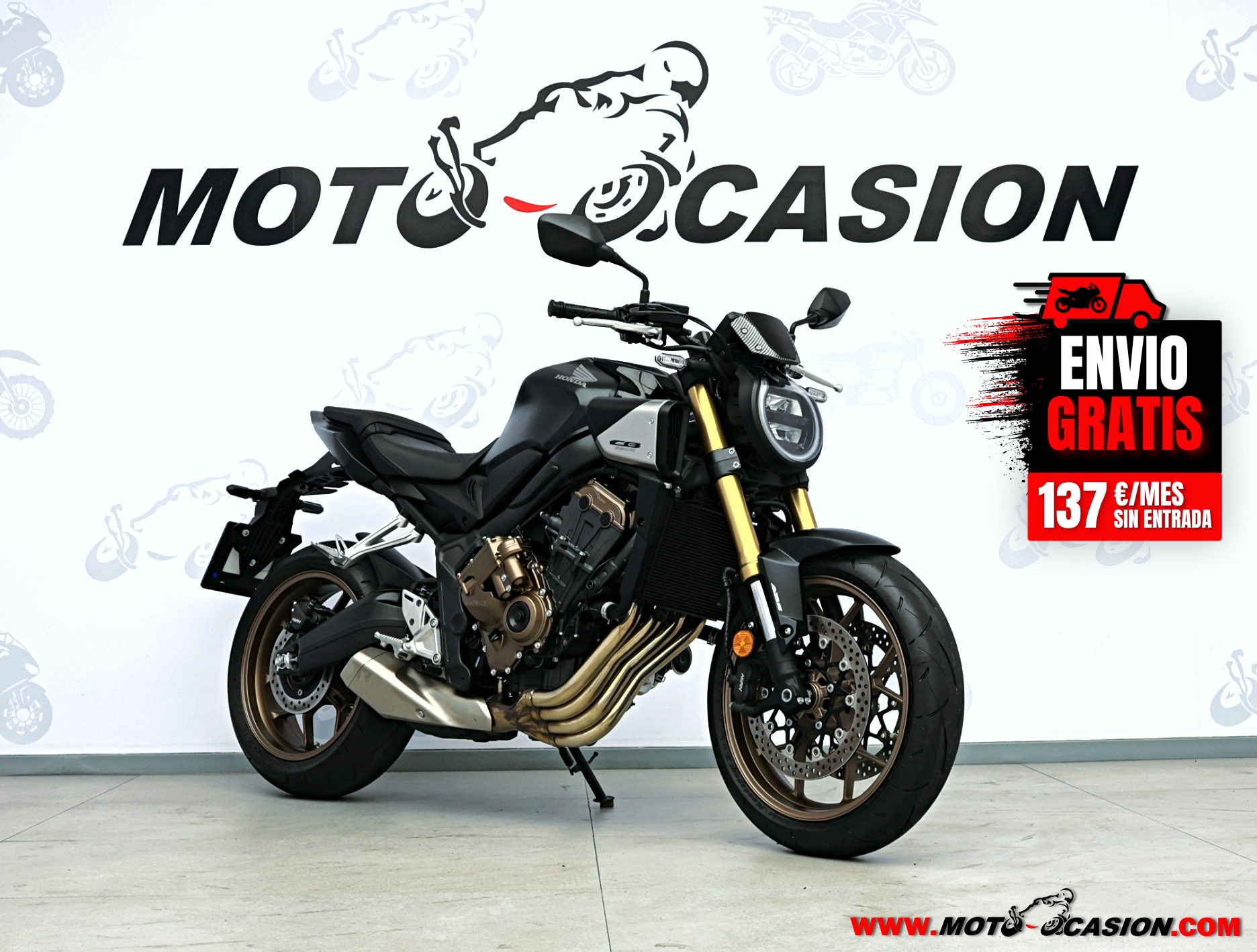 HONDA CB 650 R E-CLUTCH -A2- GARANTÍA OFICIAL (copia)