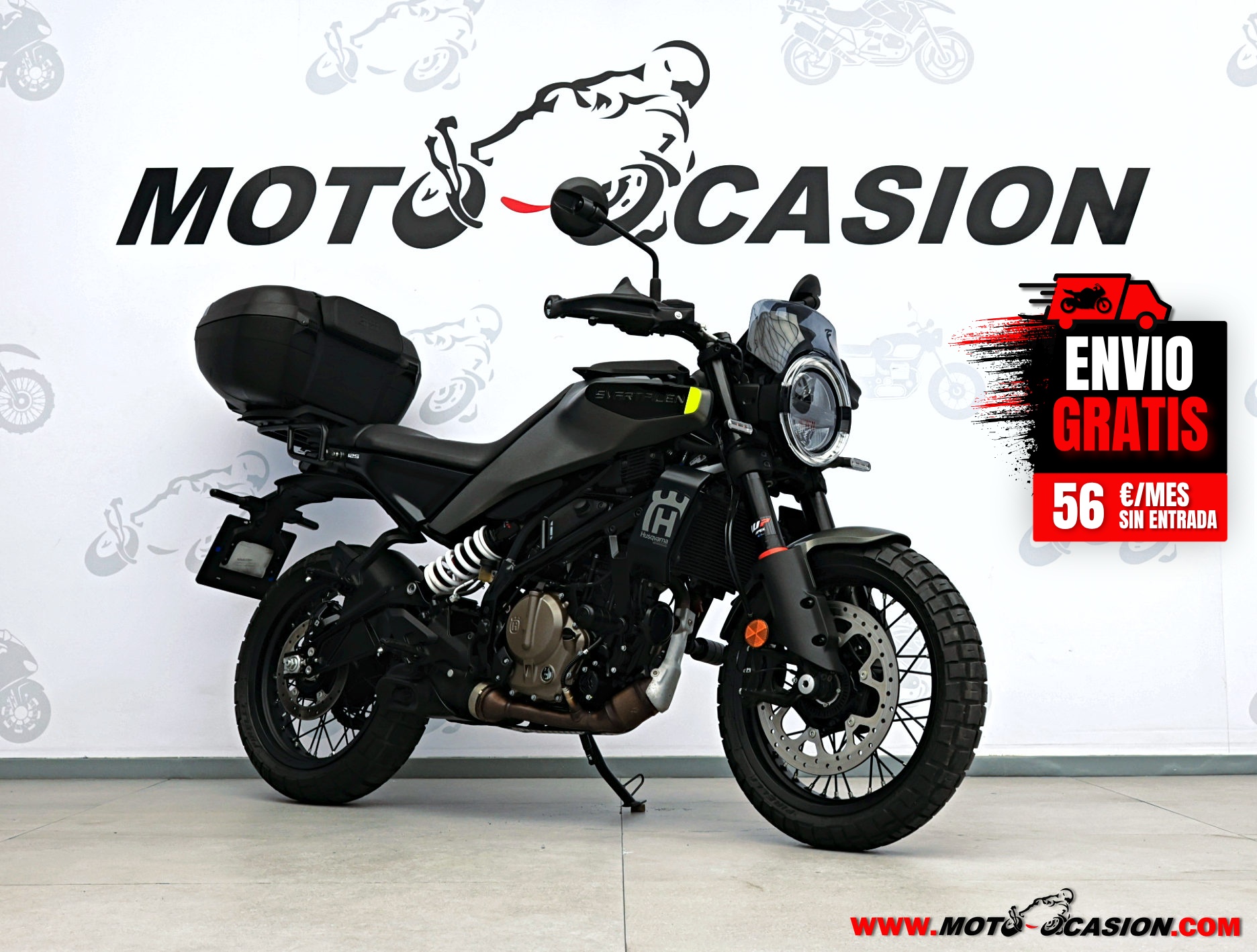 HUSQVARNA SVARTPILEN 125 -APTA B Y A1- GARANTÍA OFICIAL