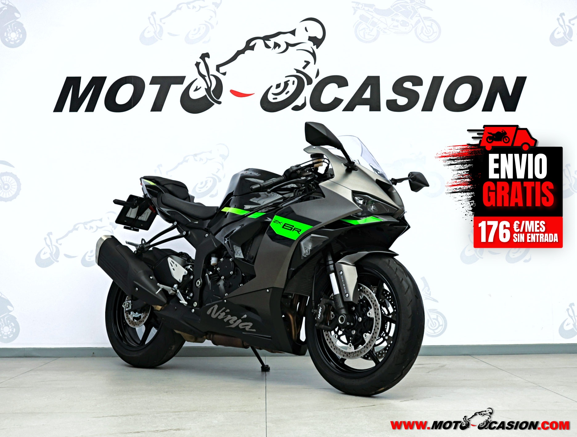 KAWASAKI NINJA ZX-6R -GARANTÍA OFICIAL- (copia)