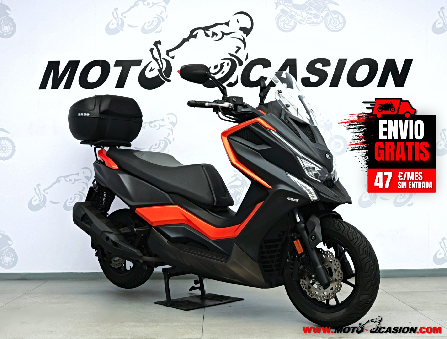 KYMCO SUPER DINK GT 125 -APTA B Y A1- GARANTÍA OFICIAL (copia)