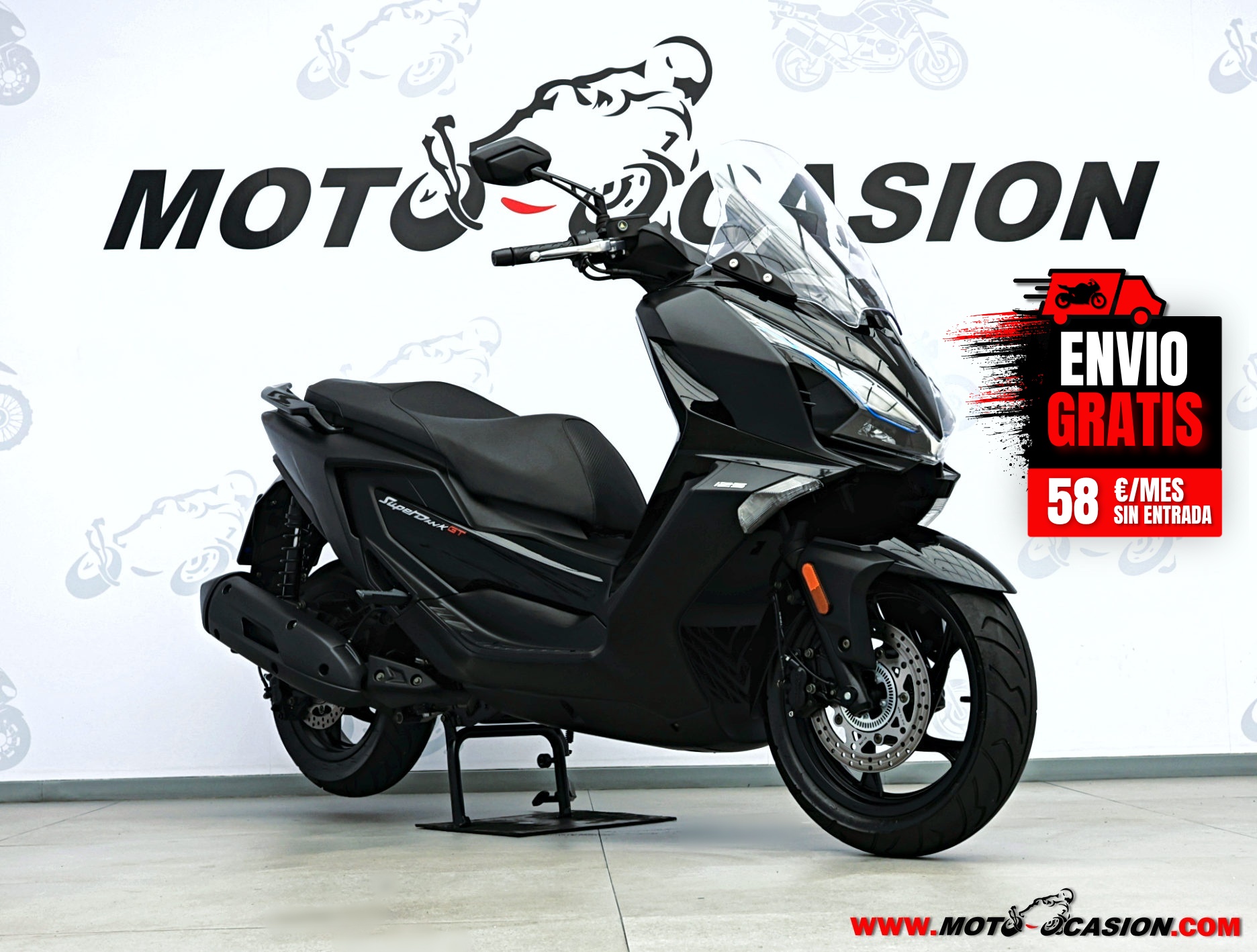KYMCO SUPER DINK GT 125 -APTA B Y A1- GARANTÍA OFICIAL (copia)