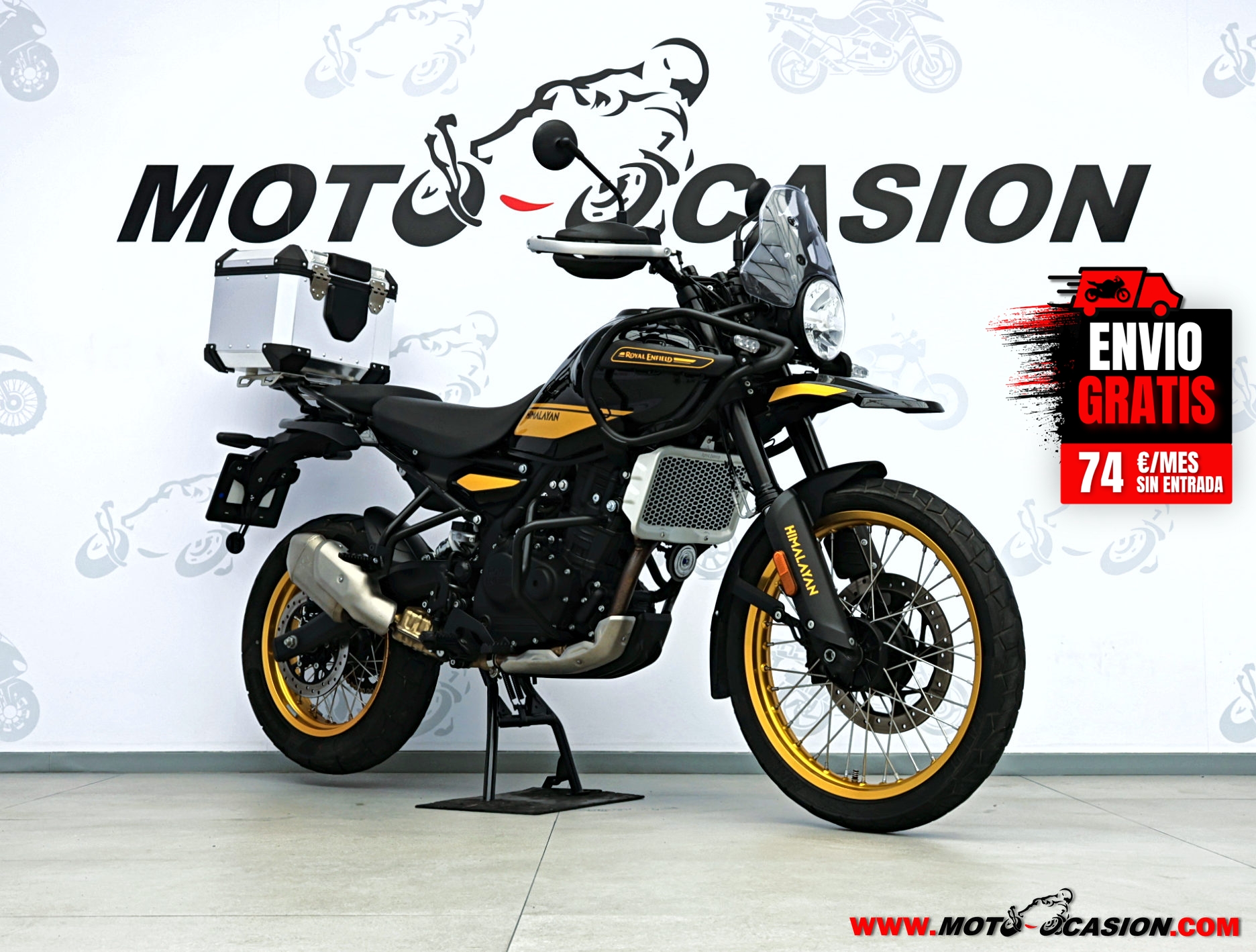 ROYAL ENFIELD HIMALAYAN 450 -APTA A2- GARANTÍA OFICIAL (copia)