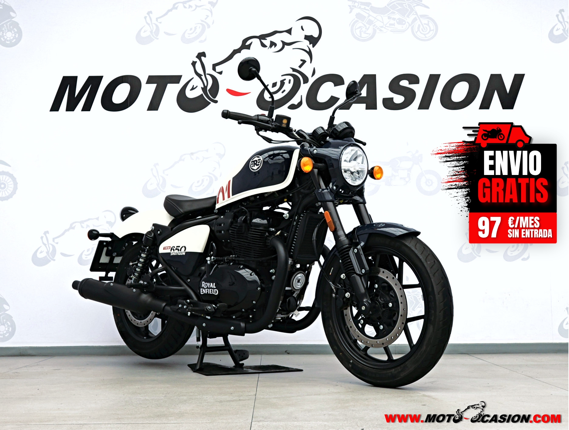 ROYAL ENFIELD SHOTGUN 650 -APTA A2- GARANTÍA OFICIAL