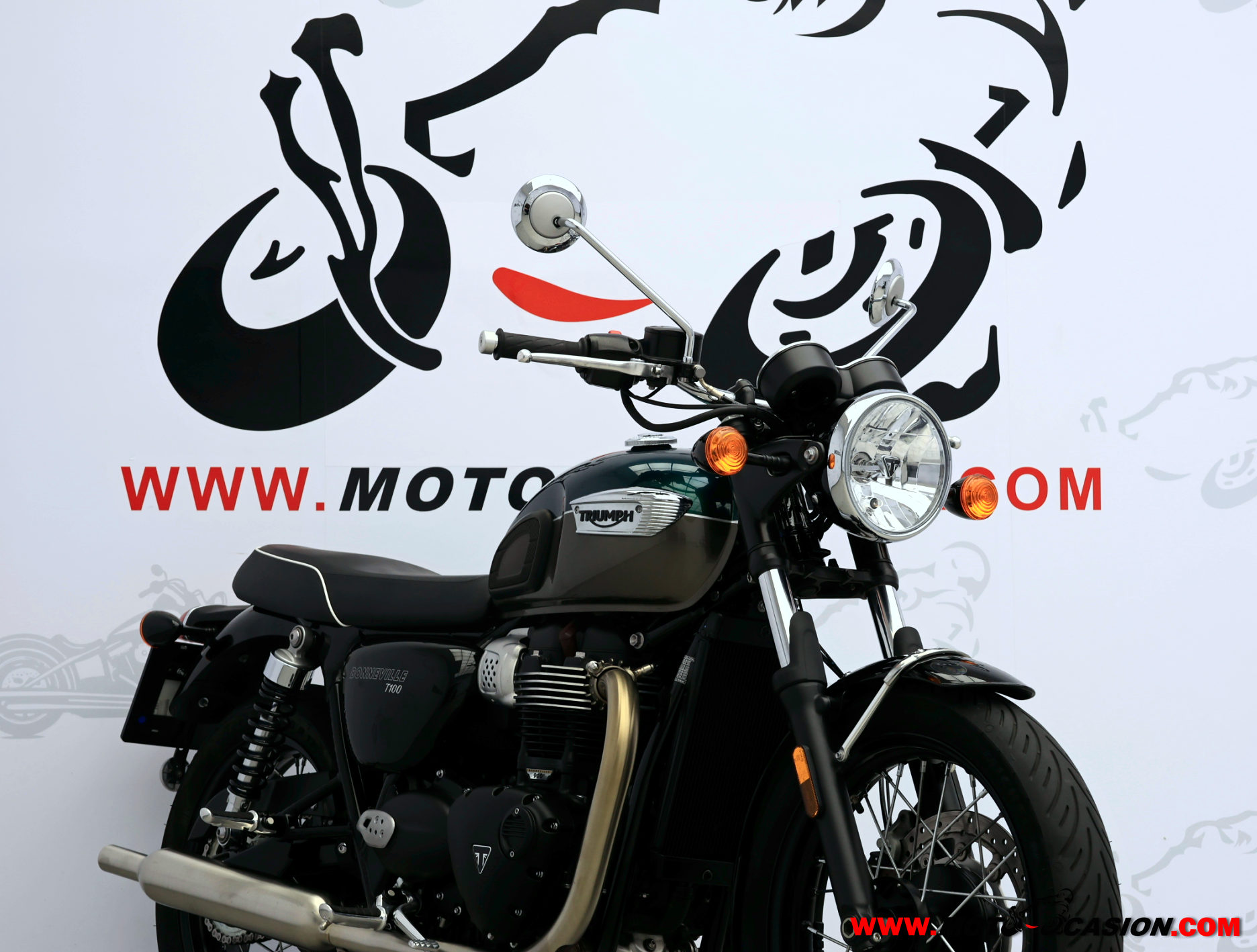 TRIUMPH BONNEVILLE T100 ¿A2? GARANTÍA OFICIAL