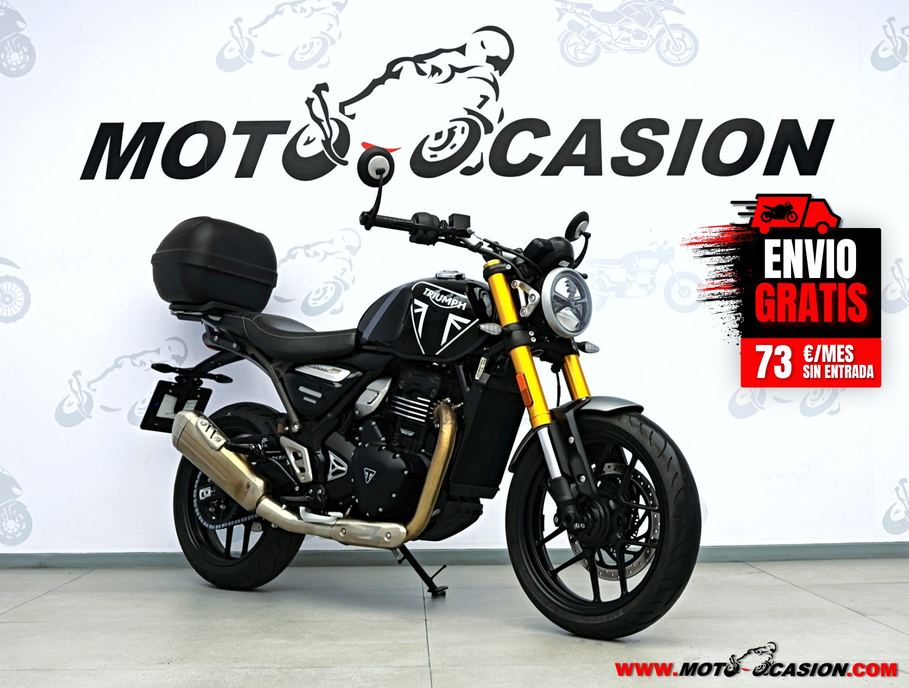 TRIUMPH SPEED 400 -APTA A2- GARANTÍA OFICIAL (copia)