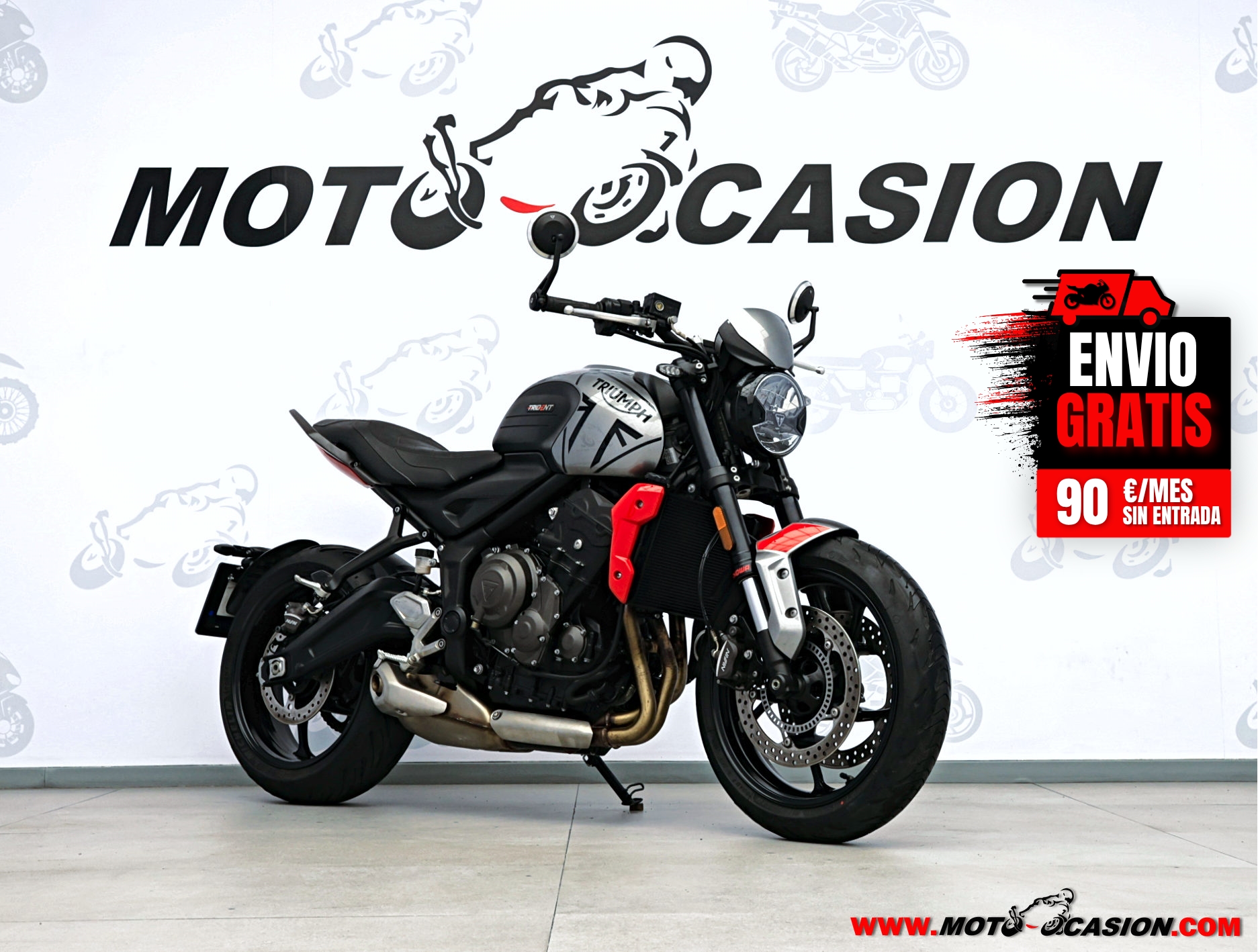 TRIUMPH TRIDENT 660 ¿A2? GARANTÍA OFICIAL