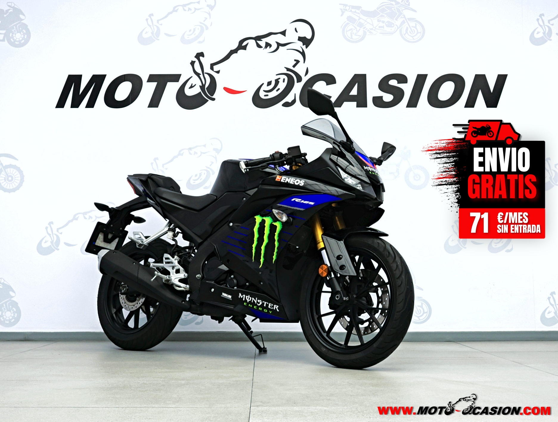 YAMAHA R 125 -APTA B Y A1- GARANTÍA OFICIAL (copia)