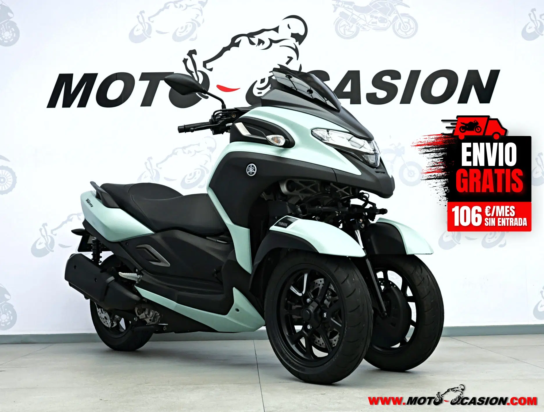 YAMAHA TRICITY 300 -APTA B Y A2- GARANTÍA OFICIAL (copia)