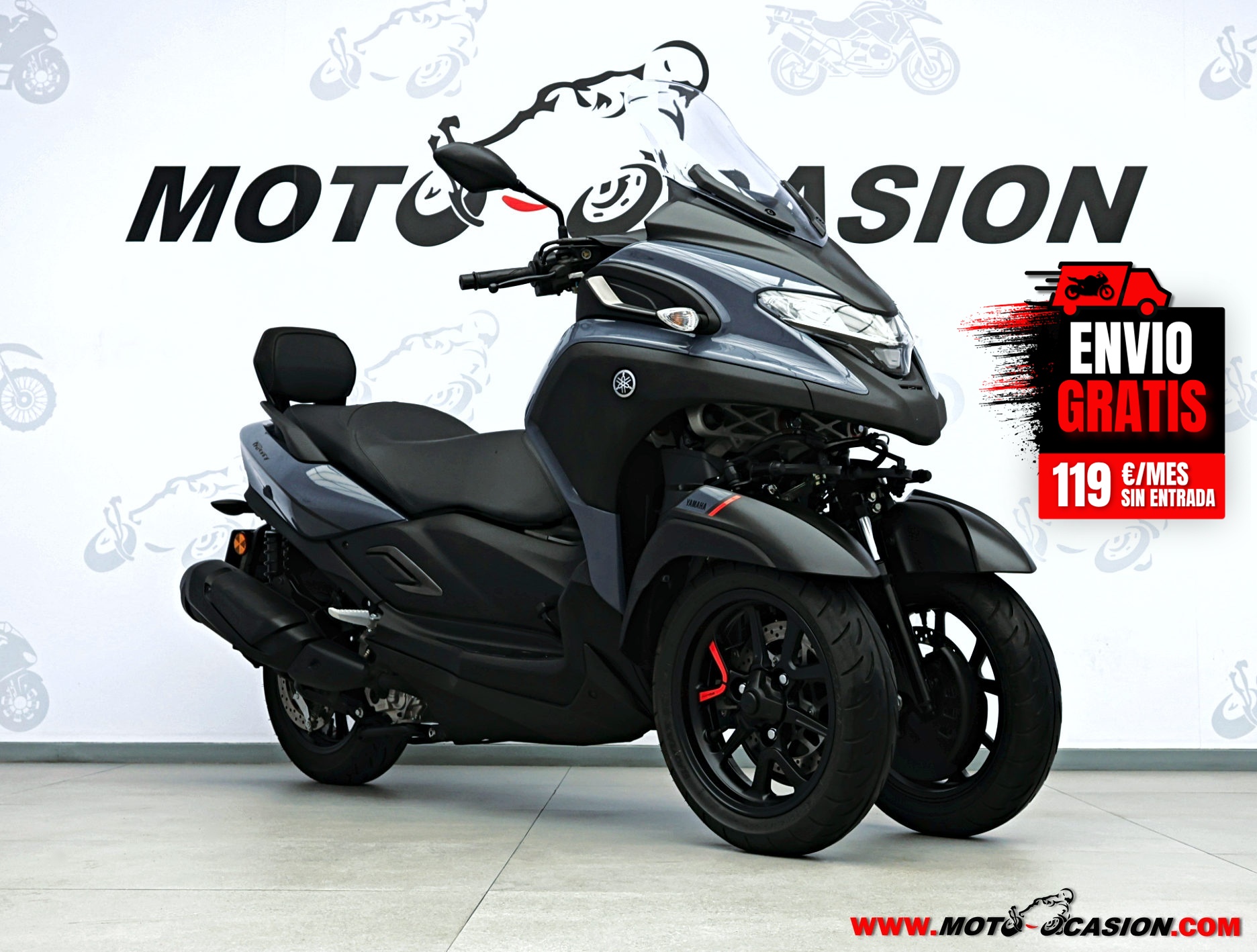 YAMAHA TRICITY 300 -APTA B Y A2- GARANTÍA OFICIAL (copia)